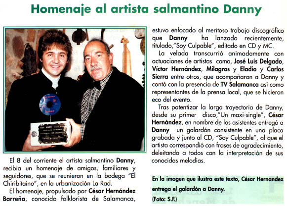 Homenaje a Danny